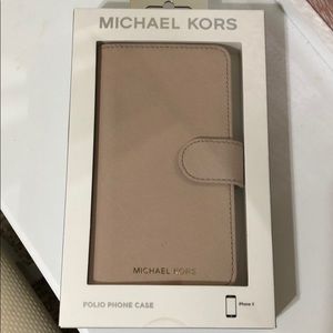 iPhone X Michael Kors Folio Case